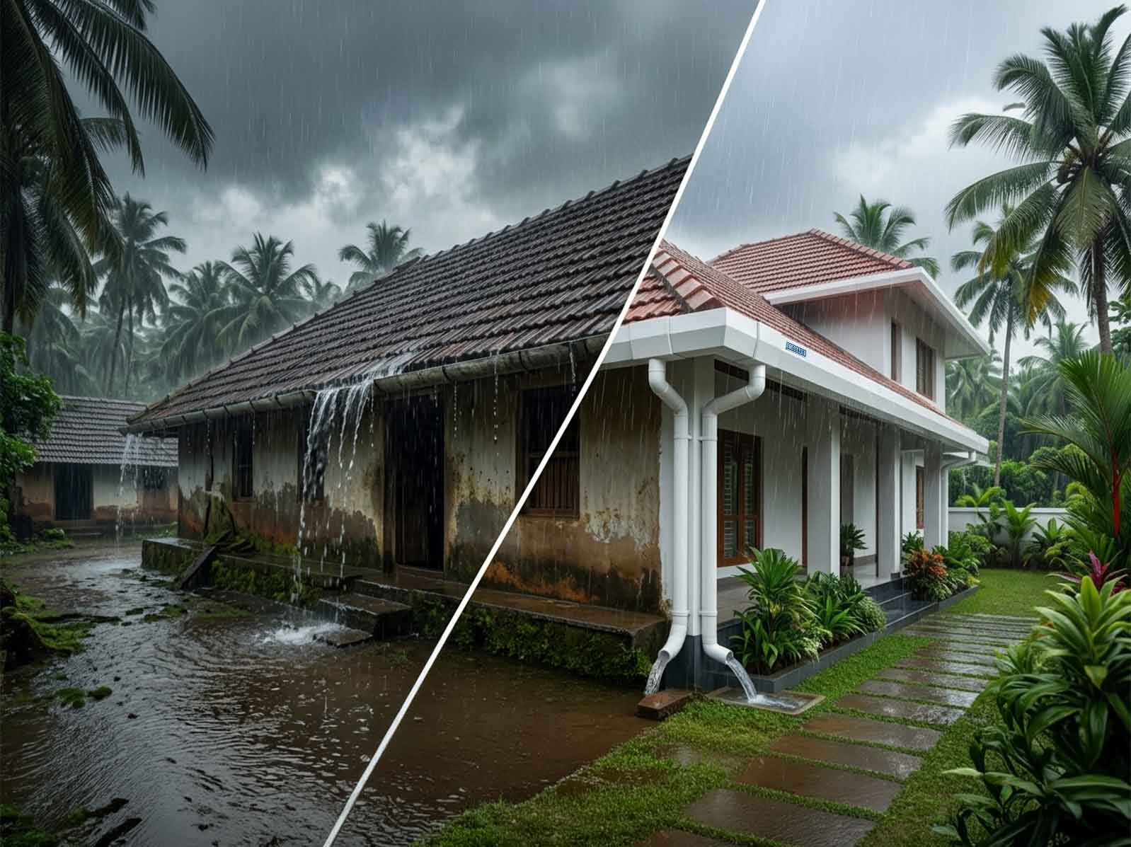 How to Choose the Best Rainwater Gutters for Kerala Homes