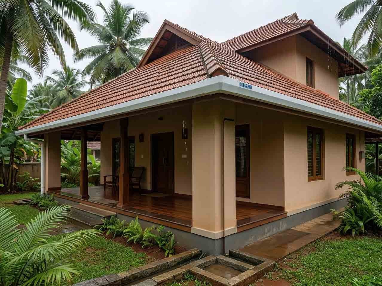 The Cause of Roof Water Overflow during Rain (And the Solution of Gutters)