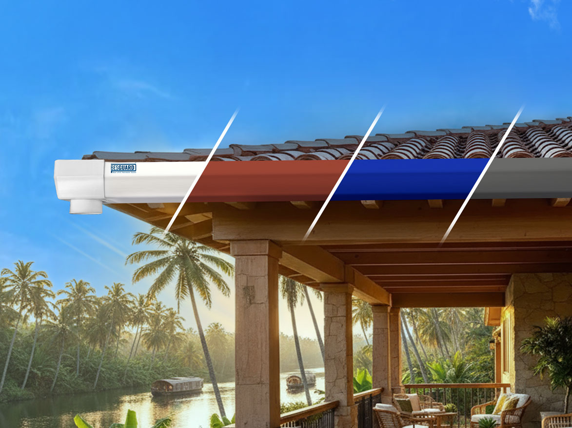 Architectural Elegance: How Modern Gutter Colors and Designs Transform Kerala Homes